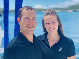 luxury crewed catamaran charter Virgin Islands sailing &Beyond Yacht Charters 