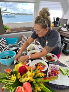 chef-prepared meals luxury yacht charter vacation