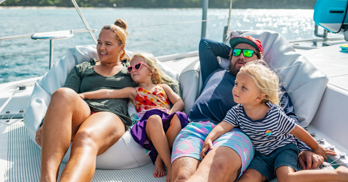 family yacht charter vacation Virgin Islands
